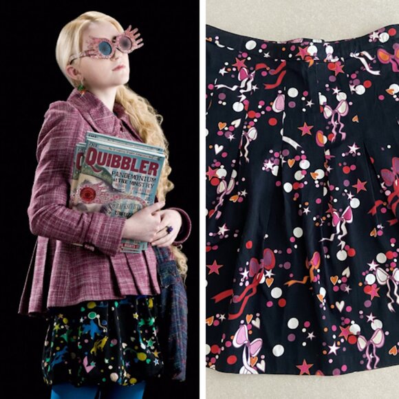 H&M Confetti Party Skirt ALT ASO Luna Lovegood - Picture 1 of 11